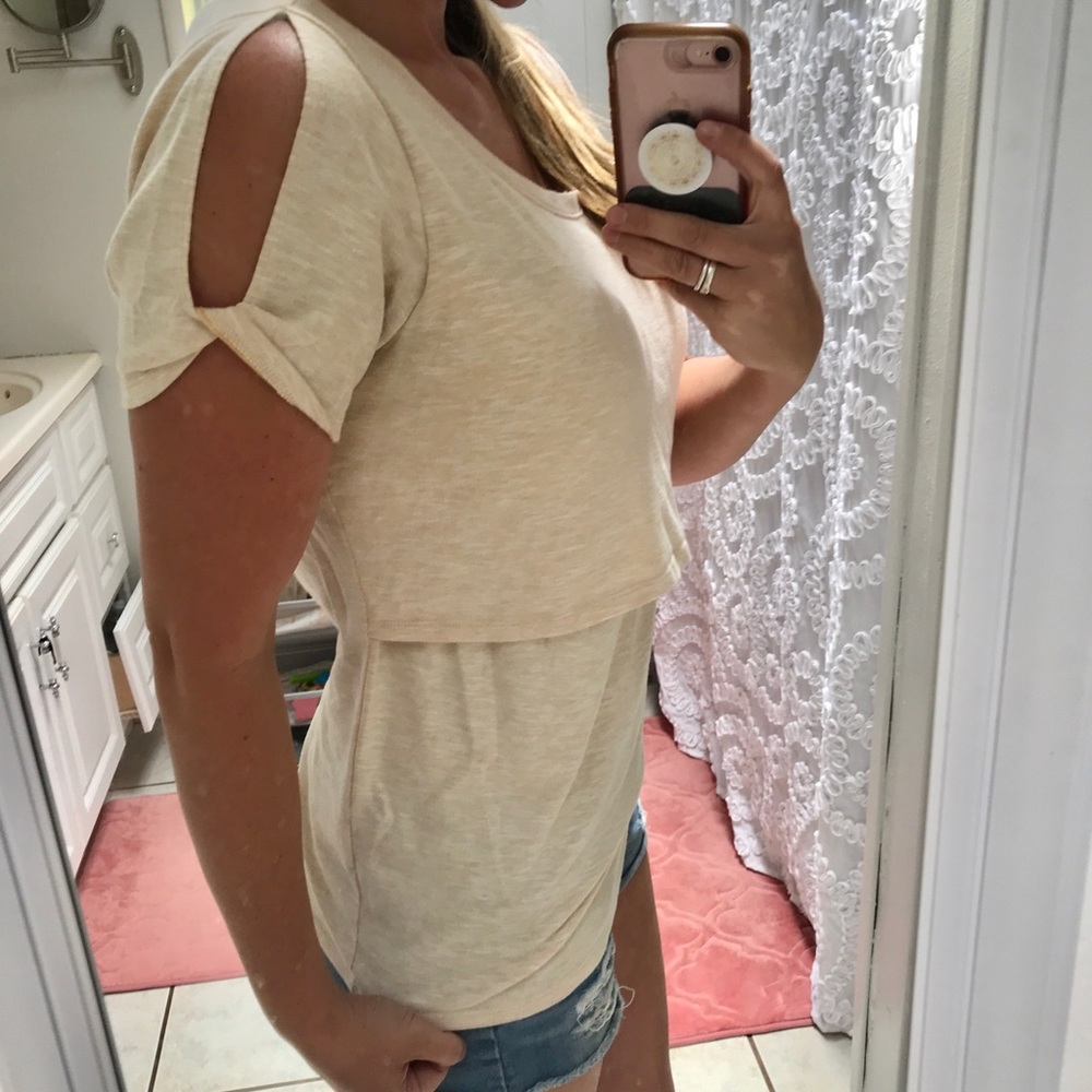Motherhood maternity nursing shirt
